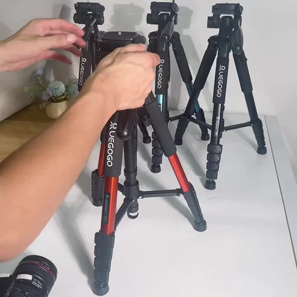 UEGOGO Heavy Duty Camera Tripod - 360° Rotation, Portable