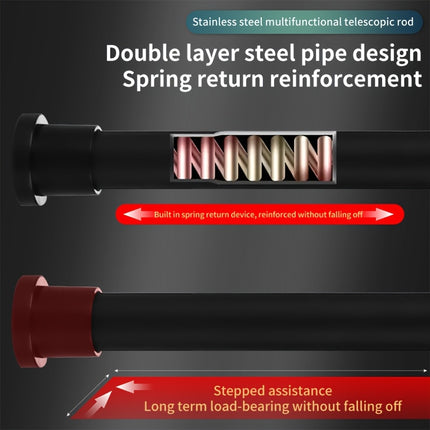 Adjustable No-Drill Telescopic Rod