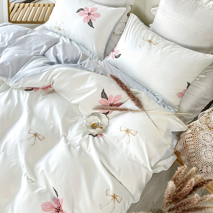 3-Piece Floral Duvet Cover Set - Soft & Stylish
