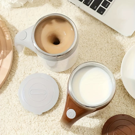 Magnetic Stirring Coffee Mug – Self Mixing for Easy Enjoyment