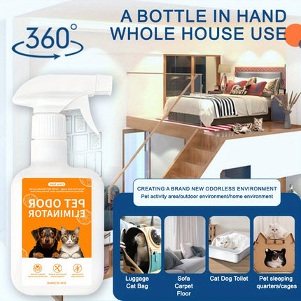 Pet Odor Eliminator Spray – Stains & Smells Gone - Monti Bargains