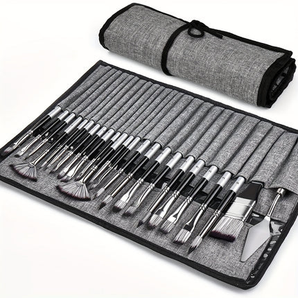 24pc Artist Paint Brush Set