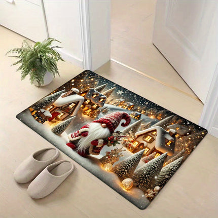 Festive Gnome Doormat – Cozy Holiday Welcome for Guests - Monti Bargains