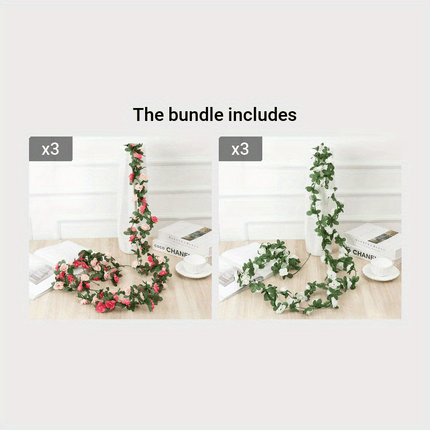 45 Peonies Artificial Flower Vine for Wedding & Home Decor