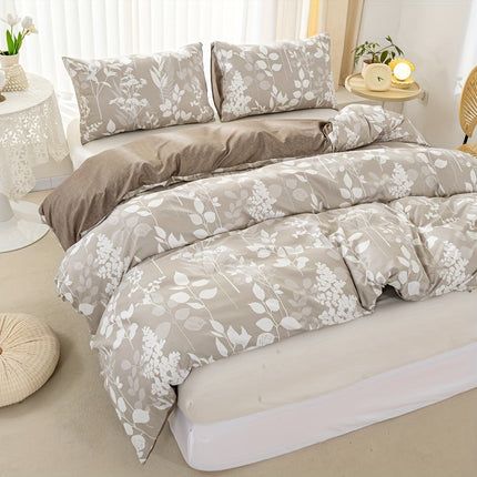 Classic Retro Floral Duvet Cover Set - 3pcs