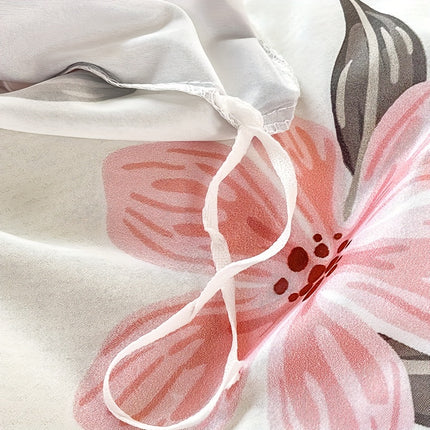 3-Piece Floral Duvet Cover Set - Soft & Stylish