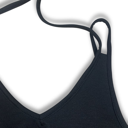 Two-Piece Solid Color Camisole Dress