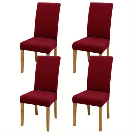 Stretchy Milk Fabric Chair Covers - Stylish & Durable