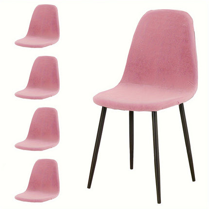 Waterproof Milk Fiber Chair Covers - Set of 4/6