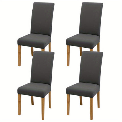 Stretchy Milk Fabric Chair Covers - Stylish & Durable