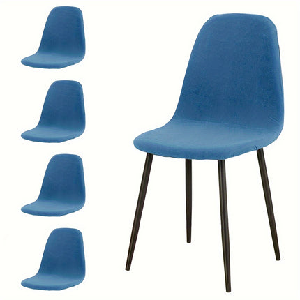 Waterproof Milk Fiber Chair Covers - Set of 4/6