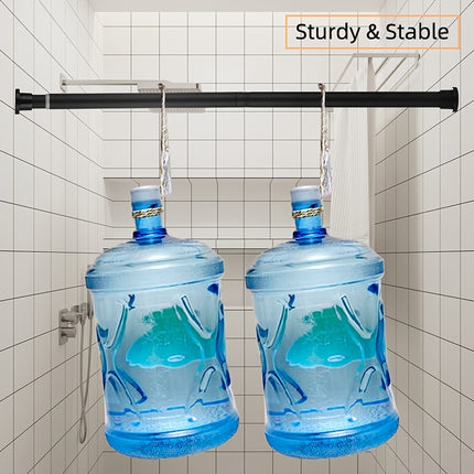 Adjustable No-Drill Telescopic Rod
