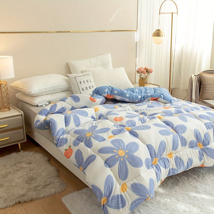 All-Season Floral Comforter - Soft & Hypoallergenic