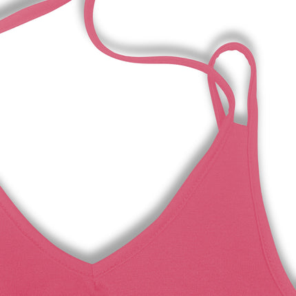 Two-Piece Solid Color Camisole Dress