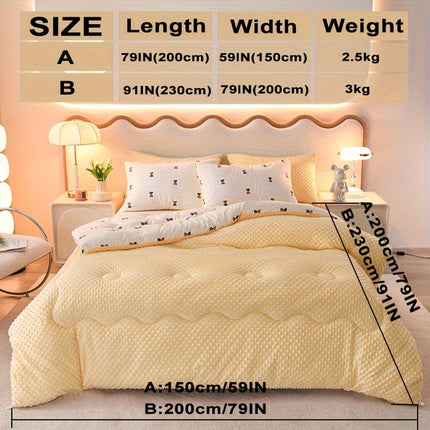 Autumn Winter Quilt - Skin-Friendly Bamboo Fiber Comfort