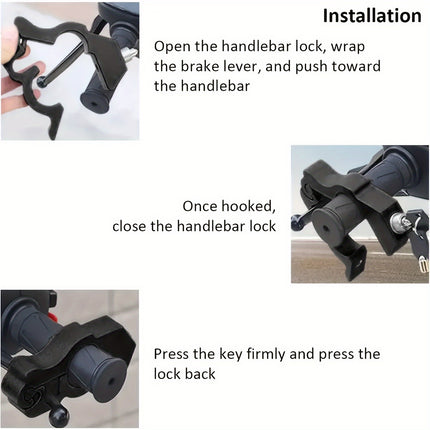 Heavy Duty Motorcycle Lock - Anti-Theft Throttle & Handlebar