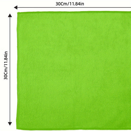 5/10pcs Microfiber Cleaning Cloths - Lint-Free & Reusable