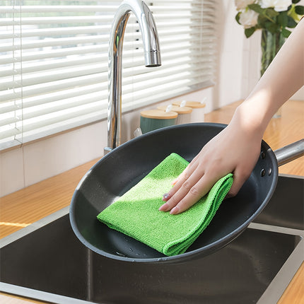 5/10pcs Microfiber Cleaning Cloths - Lint-Free & Reusable