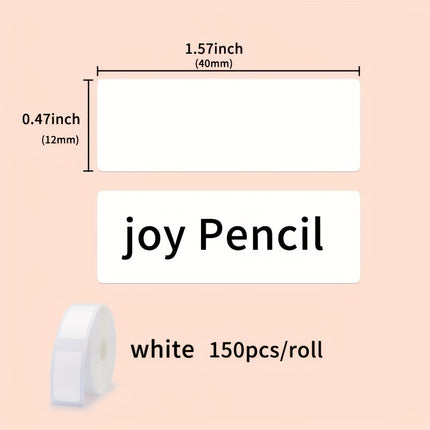 Waterproof Black Print Label Rolls (150)