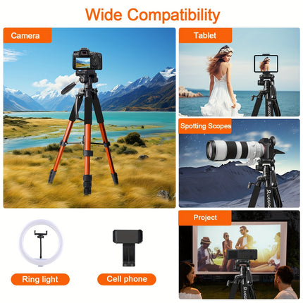 UEGOGO Heavy Duty Camera Tripod - 360° Rotation, Portable