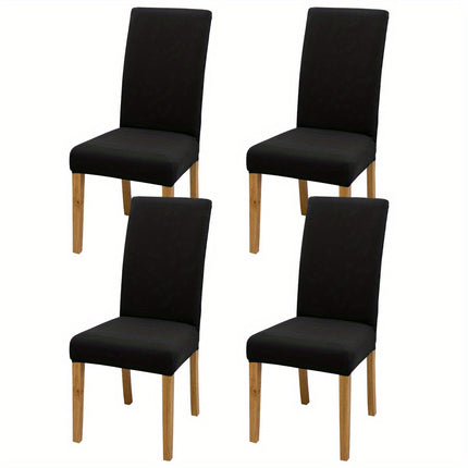 Stretchy Milk Fabric Chair Covers - Stylish & Durable