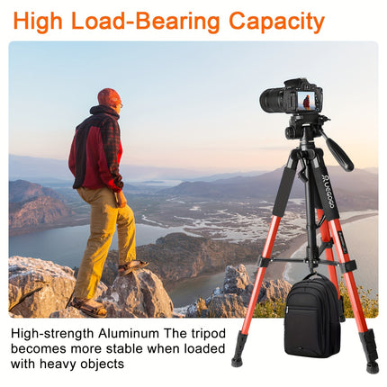 UEGOGO Heavy Duty Camera Tripod - 360° Rotation, Portable