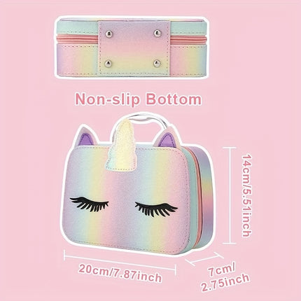 Washable Kids' Makeup Kit with Bag