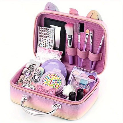 Washable Kids' Makeup Kit with Bag