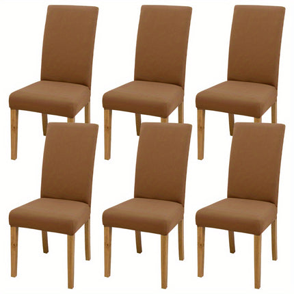 Stretchy Milk Fabric Chair Covers - Stylish & Durable