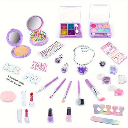 Washable Kids' Makeup Kit with Bag