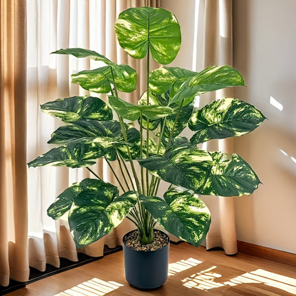 71.5cm Large Artificial Monstera Plant Decor - Monti Bargains