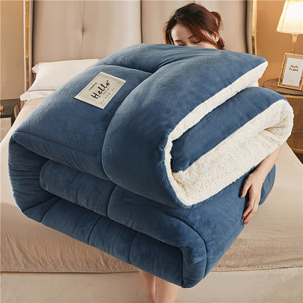 All-Season Quilted Comforter Insert - Soft & Breathable Down Alternative