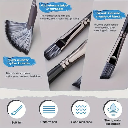 24pc Artist Paint Brush Set