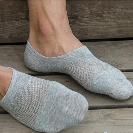 Men’s Solid Pointelle Socks