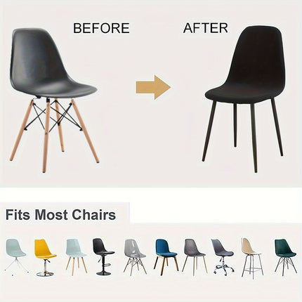 Waterproof Milk Fiber Chair Covers - Set of 4/6