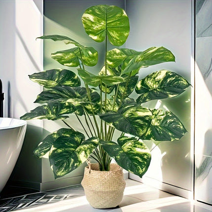 71.5cm Large Artificial Monstera Plant Decor - Monti Bargains
