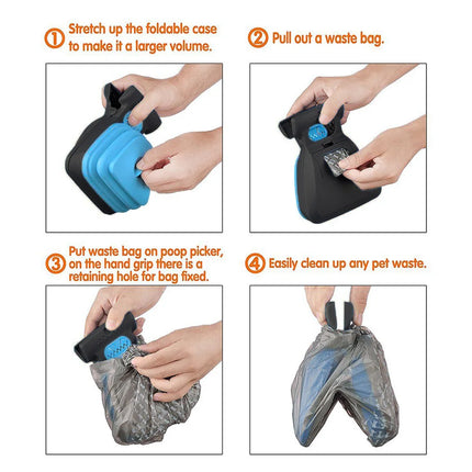 Foldable Dog Pooper Scooper Travel Tool