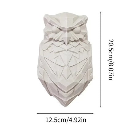 3D Eagle & Owl Christmas Wall Light