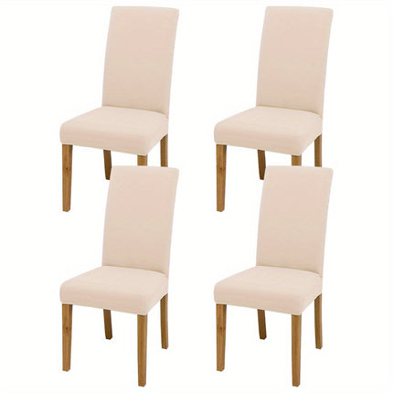 Stretchy Milk Fabric Chair Covers - Stylish & Durable