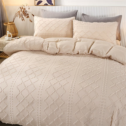 Bohemian Tufted Duvet Cover Set - Stylish & Cozy