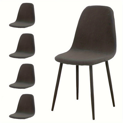 Waterproof Milk Fiber Chair Covers - Set of 4/6