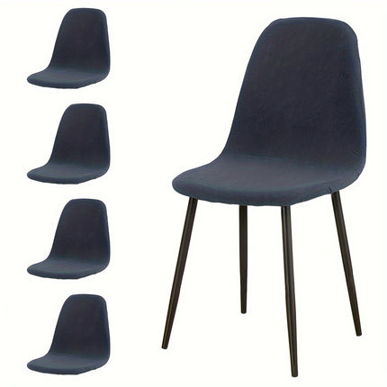 Waterproof Milk Fiber Chair Covers - Set of 4/6