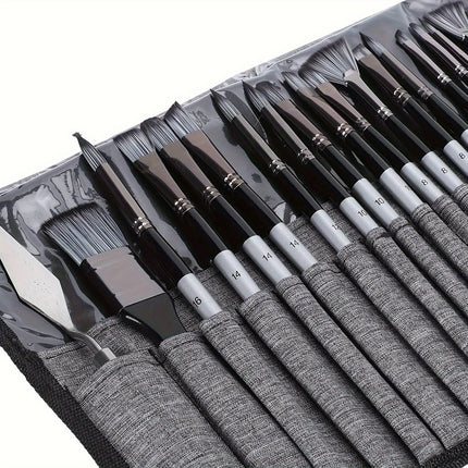 24pc Artist Paint Brush Set