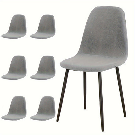 Waterproof Milk Fiber Chair Covers - Set of 4/6