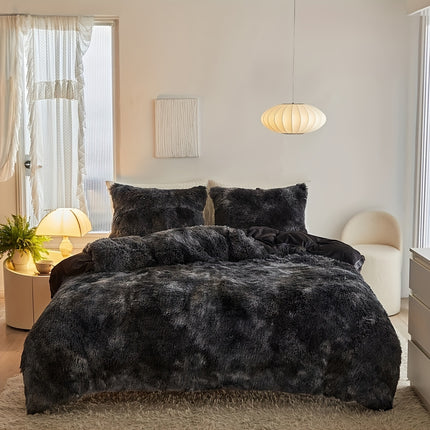 Cozy 3pcs Tie-Dye Duvet Cover Set – All-Season Comfort