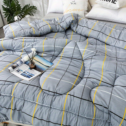 All-Season Geometric Comforter - Soft & Hypoallergenic