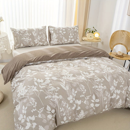 Classic Retro Floral Duvet Cover Set - 3pcs