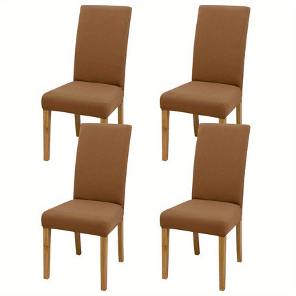 Stretchy Milk Fabric Chair Covers - Stylish & Durable