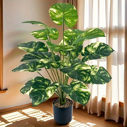71.5cm Large Artificial Monstera Plant Decor - Monti Bargains