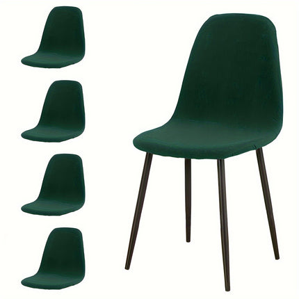 Waterproof Milk Fiber Chair Covers - Set of 4/6